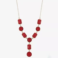 Mixit Gold Tone Womens 17 Inch Y Necklace