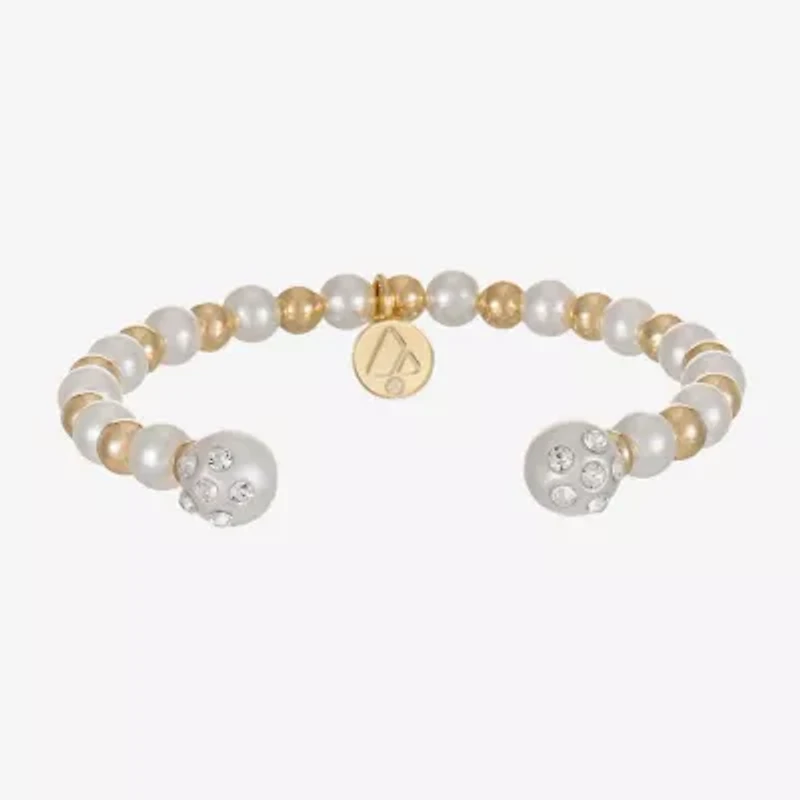 Liz Claiborne Gold Tone Womens Cuff Bracelet