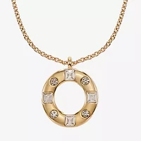 Liz Claiborne Pendant Necklace & Drop Earring Womens Glass 2-pc. Jewelry Set