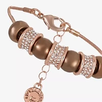 Liz Claiborne Slider Womens Glass Strand Bracelet