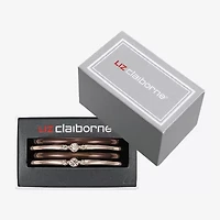 Liz Claiborne Bangle Womens 4-pc. Glass Bracelet Set