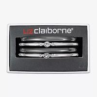 Liz Claiborne Bangle Womens 4-pc. Glass Bracelet Set