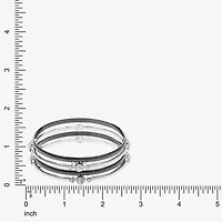 Liz Claiborne Bangle Womens 4-pc. Glass Bracelet Set