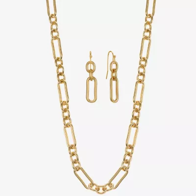 Liz Claiborne Collar Necklace & Drop Earring Womens 2-pc. Jewelry Set