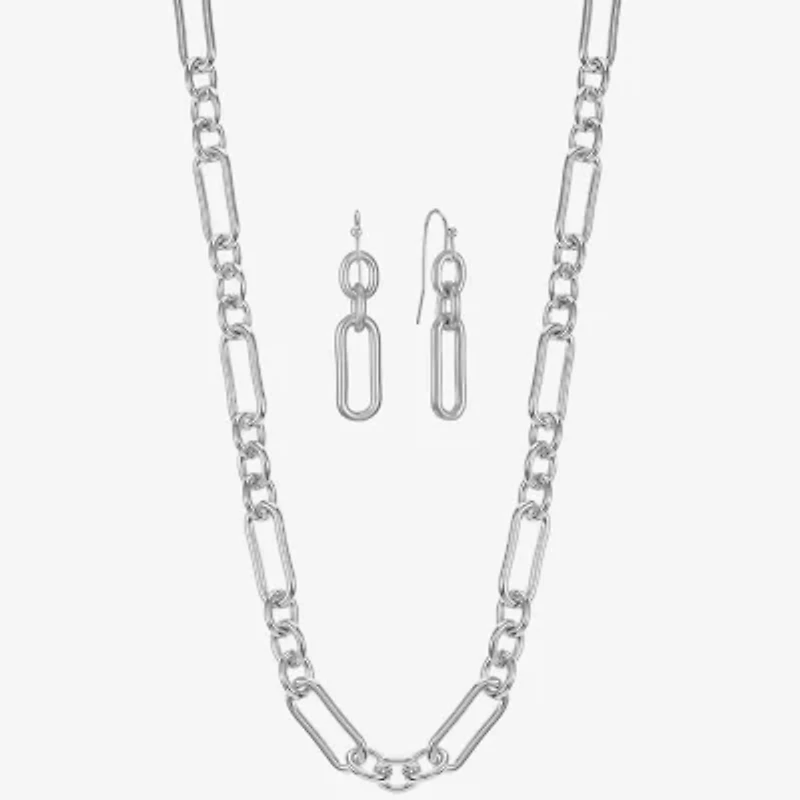Liz Claiborne Collar Necklace & Drop Earring Womens 2-pc. Jewelry Set