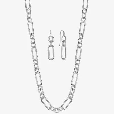 Liz Claiborne Collar Necklace & Drop Earring Womens 2-pc. Jewelry Set