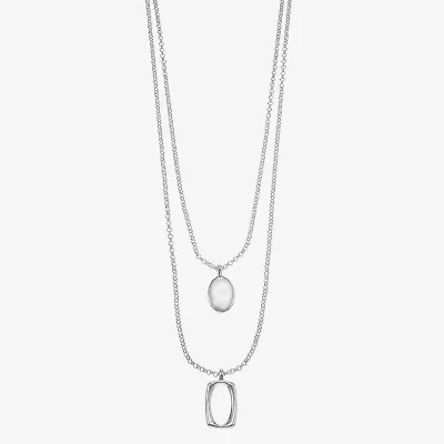 Liz Claiborne Layered Womens 18 Inch Strand Necklace