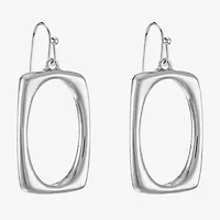 Liz Claiborne Womens Oval Rectangular Drop Earrings
