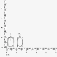 Liz Claiborne Womens Oval Rectangular Drop Earrings