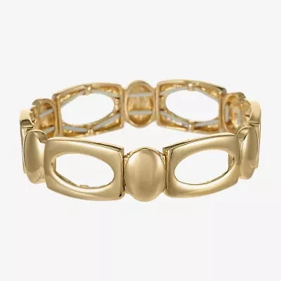 Liz Claiborne Womens Oval Rectangular Stretch Bracelet