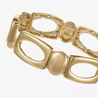 Liz Claiborne Womens Oval Rectangular Stretch Bracelet