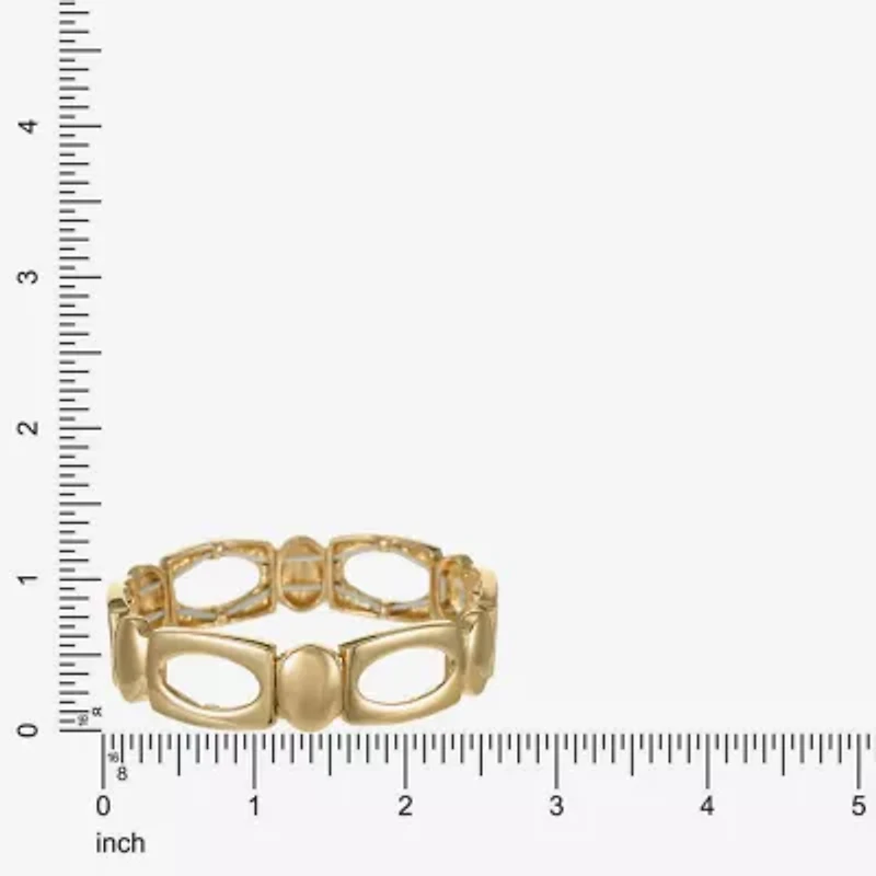 Liz Claiborne Womens Oval Rectangular Stretch Bracelet