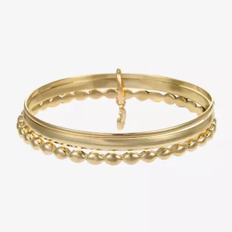 Liz Claiborne Textured Womens 3-pc. Bracelet Set