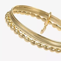 Liz Claiborne Textured Womens 3-pc. Bracelet Set