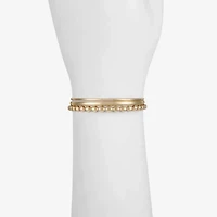 Liz Claiborne Textured Womens 3-pc. Bracelet Set