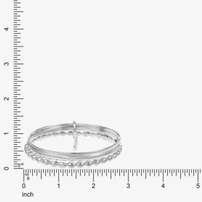 Liz Claiborne Textured Womens 3-pc. Bracelet Set