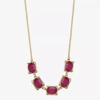 Liz Claiborne Frontal Womens 17 Inch Collar Necklace