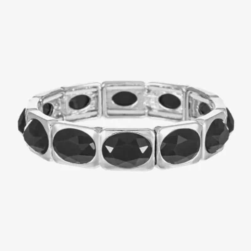 Liz Claiborne Womens Oval Rectangular Stretch Bracelet