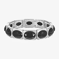 Liz Claiborne Womens Oval Rectangular Stretch Bracelet