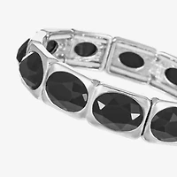 Liz Claiborne Womens Oval Rectangular Stretch Bracelet