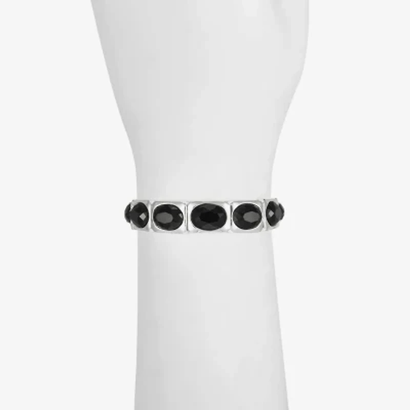 Liz Claiborne Womens Oval Rectangular Stretch Bracelet