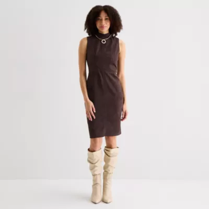 Sam And Jess Womens Sleeveless Sheath Dress