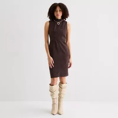 Sam And Jess Womens Sleeveless Sheath Dress