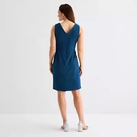 Maya Brooke Womens Lace Pearl Trim Jacket Dress