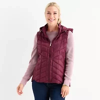 Liz Claiborne Womens Lightweight Puffer Vest
