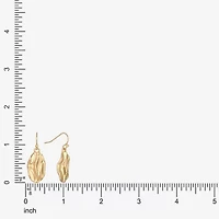 Liz Claiborne Textured Womens Oval Drop Earrings
