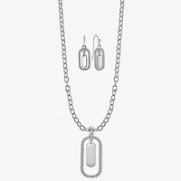 Liz Claiborne Orbital Pendant Necklace & Drop Earring Womens 2-pc. Jewelry Set