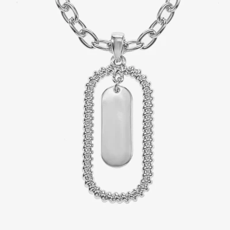 Liz Claiborne Orbital Pendant Necklace & Drop Earring Womens 2-pc. Jewelry Set