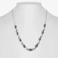 Liz Claiborne Two Tone Beaded Womens Inch Collar Necklace