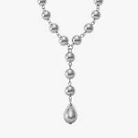 Liz Claiborne Beaded Womens 17 Inch Y Necklace