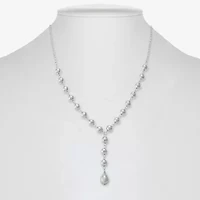 Liz Claiborne Beaded Womens 17 Inch Y Necklace