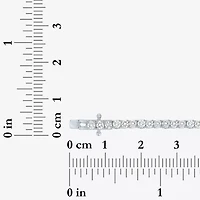 Diamond Addiction Si2-I1, G-H Womens White Diamond Sterling Silver 17 Inch Tennis Necklace