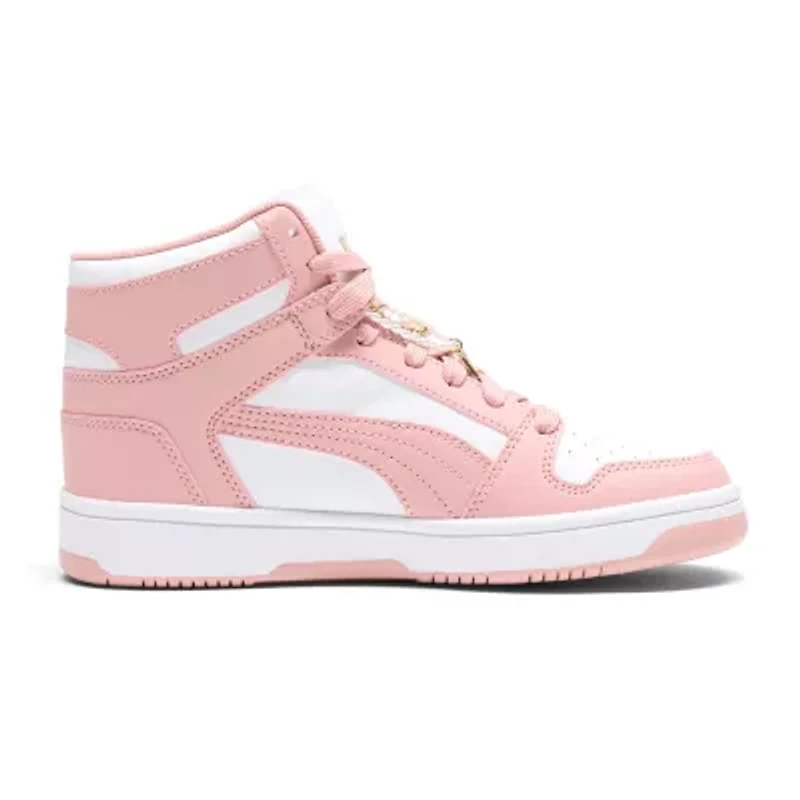 PUMA Rebound Layup Bling Glow Womens Basketball Shoes