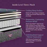 Beautyrest World Class Level Three 13" Plush Tight top - Mattress Only
