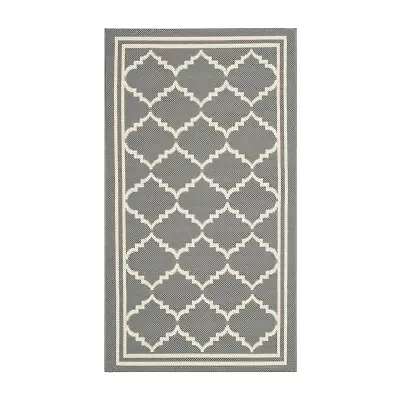 Safavieh Courtyard Collection Crispian Geometric Indoor/Outdoor Area Rug
