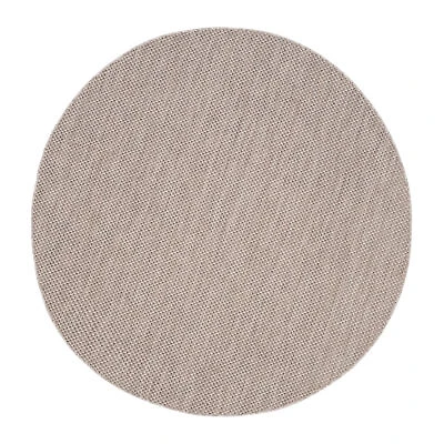 Safavieh Courtyard Collection Flora Geometric Indoor/Outdoor Round Area Rug