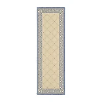 Safavieh Courtyard Collection Frona Oriental Indoor/Outdoor Runner Rug