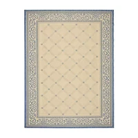 Safavieh Courtyard Collection Frona Oriental Indoor/Outdoor Square Area Rug