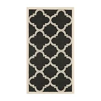 Safavieh Courtyard Collection Gina Geometric Indoor/Outdoor Area Rug