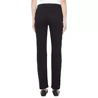 St. John's Bay Womens Adaptive Mid Rise Straight Leg Jean