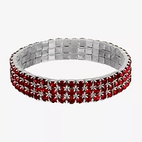 1928 Silver Tone Womens Stretch Bracelet