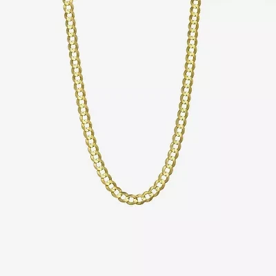 14K Yellow Gold 4.65 MM Curb Necklace 20"