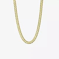 14K Yellow Gold 4.65 MM Curb Necklace 20"