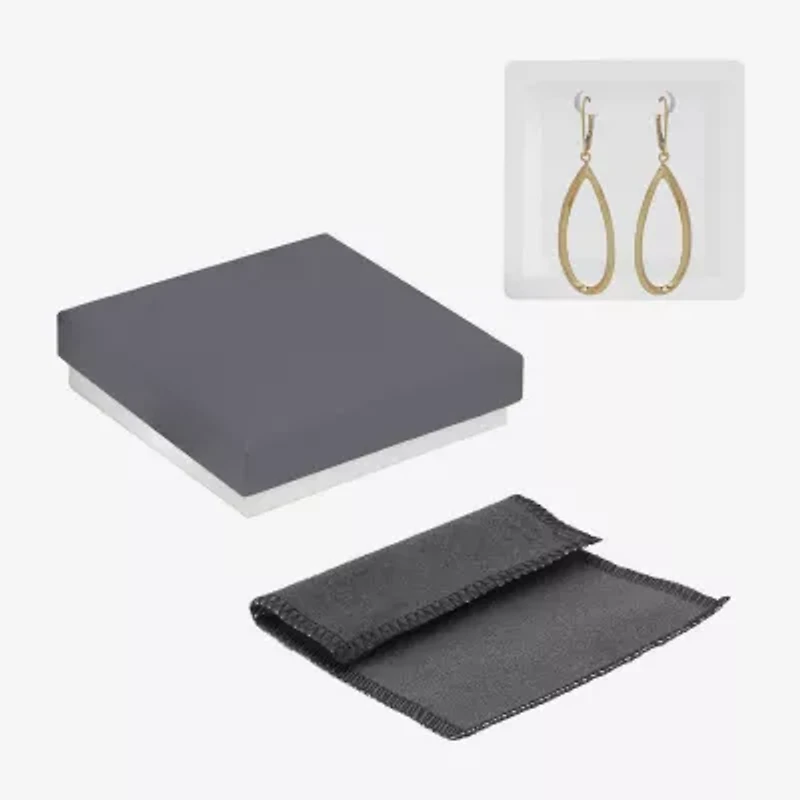 Made in Italy Womens 14K Gold Drop Earrings