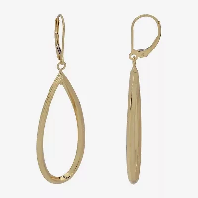 Made in Italy Womens 14K Gold Drop Earrings