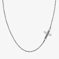 Personalized Name Cross Necklace